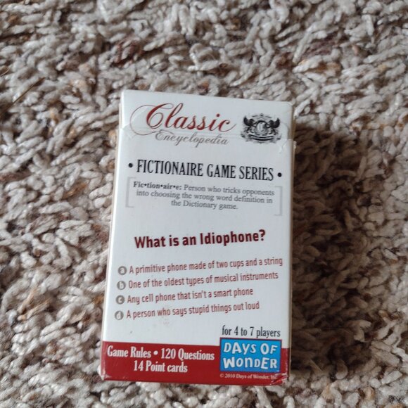 NEW Fictionaire card game - Picture 3 of 3